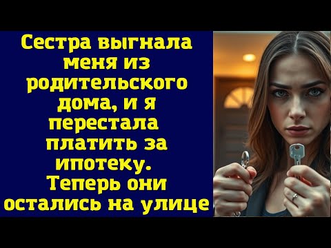 Видео: Сестра выгнала меня из родительского дома, и я перестала платить за ипотеку. Теперь они остались