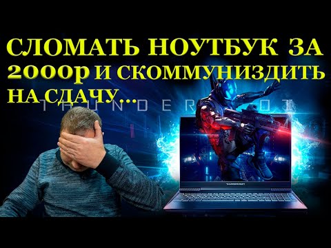 Видео: За 2000руб. вам сломают в сервисе игровой Thunderobot 911МЕ и что-то  скоммуниздят при его ремонте