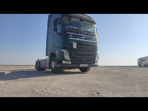 Видео: передача прицепа на границе Казахстан-Туркменистан,свалка машин,невыносимые условия