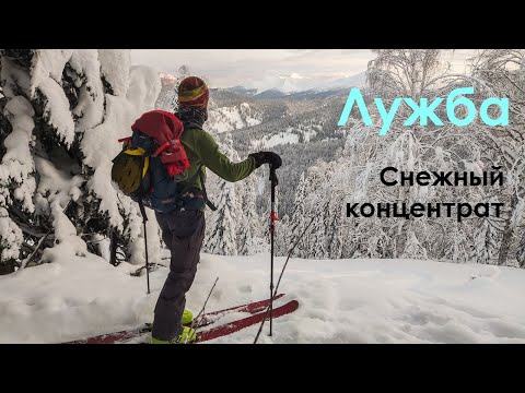 Видео: Лужба. Снежный концентрат. Декабрь 2021