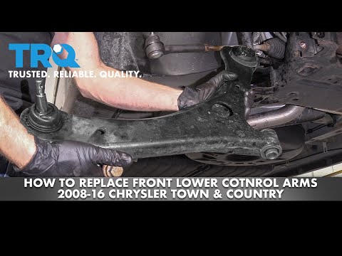 Видео: Как заменить передние рычаги подвески Chrysler Town & Country 2008–16 годов