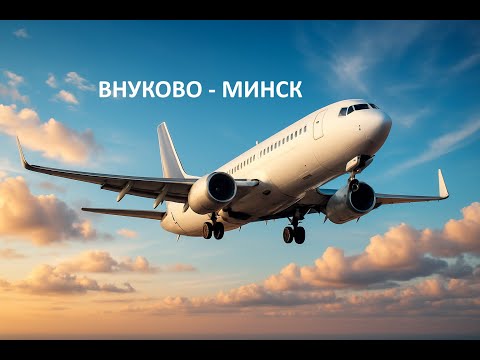 Видео: VATSIM Внуково - Минск под контролем ATC