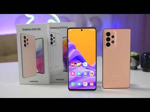 Видео: Сравнение Samsung A53 против Samsung A73