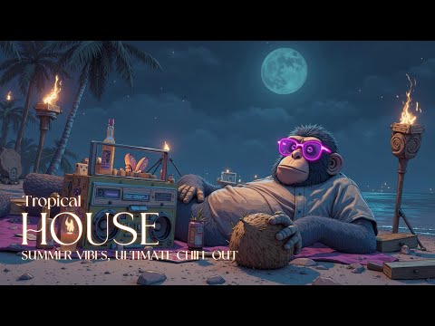 Видео: Deep House Tropical Mix: Вечерняя атмосфера, расслабляющая пляжная музыка для чилл-аут с бризом