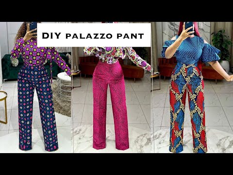 Видео: КАК СШИТЬ ПРЯМЫЕ БРЮКИ-ПАЛАЦЦО | Крой и шитьё | Простой урок