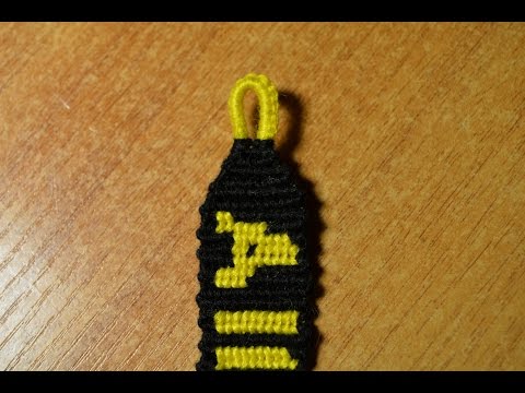 Видео: #56 by AkVaReLь Ю) Петелька на фенечке прямого плетения