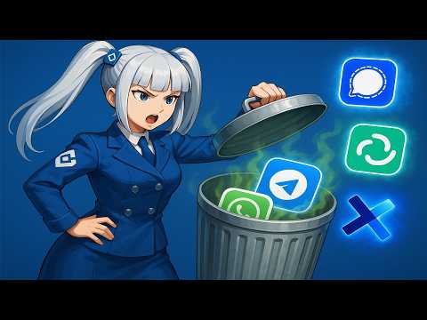 Видео: WhatsApp и Telegram НЕБЕЗОПАСНЫ! 🔒 Matrix, Signal, SimpleX — реальные альтернативы