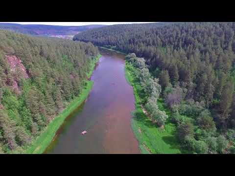 Видео: Полёт над рекой Ай