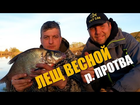 Видео: Ловля ЛЕЩА весной на ФИДЕР. Рыбалка на р. Протва.