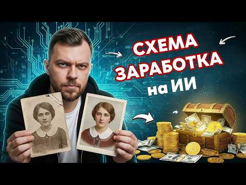 Видео: Как зарабатывать от 30.000 рублей на реставрации и оживлении старых фото с помощью нейросетей!