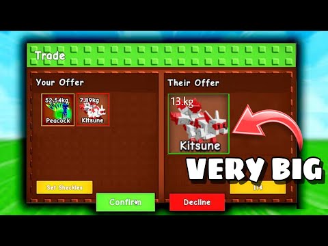 Видео: Ого🤯 Я получил САМУЮ БОЛЬШУЮ КИЦУНЭ в Grow a Garden Trading..!