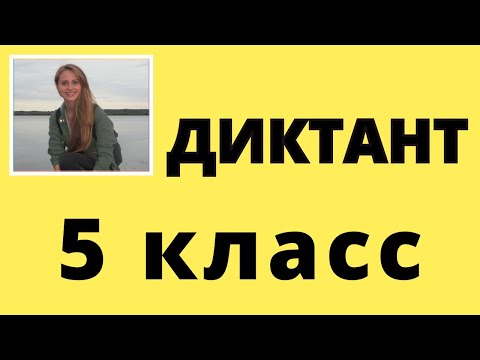 Видео: Диктант по русскому языку 5 класс. ЖАРКИЙ ДЕНЬ