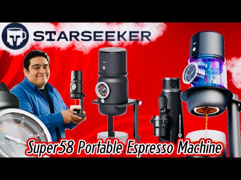 Видео: Обзор портативной эспрессо-машины STARSEEKER Super58 | USB-C, манометр OPV и регулятор расхода