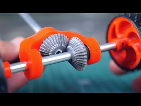 Видео: Ветромобиль (напечатанный на 3D-принтере)