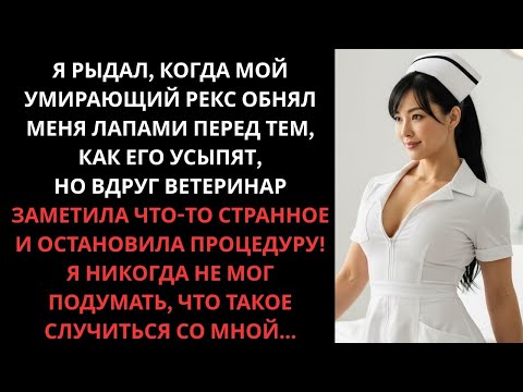 Видео: Я рыдал, когда мой умирающий Рекс обнял меня лапами перед тем, как его усыпят, но вдруг ветеринар
