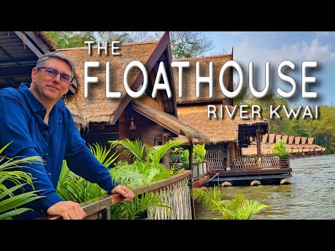 Видео: FLOATHOUSE River Kwai — наше место для отдыха на реке #Таиланд #Канчанабури