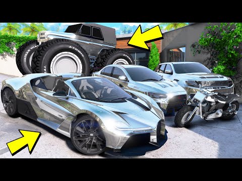 Видео: УГНАЛ КУЧУ СЕРЕБРЯНЫХ ЧИТ ТАЧЕК И ОГРОМНЫЙ МОНСТР ТРАК У МАЖОРА ЗА 180 СЕКУНД! БИТВА ВОРОВ В ГТА 5!