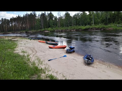 Видео: Сплав по реке Лух 2021 День шестой. Поход в урочище Старая почайка. Сплав до урочища Кресты.