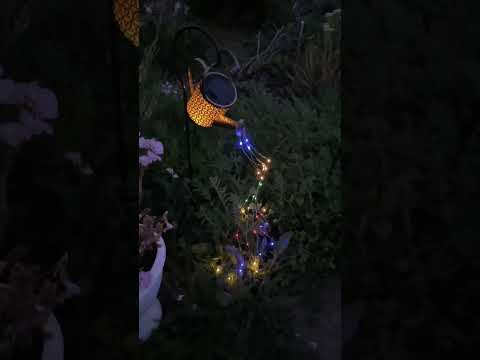 Видео: Ночные фонарики #ночь #night #nightlife #garden #сад #фонарики #lights #lantern #ночник #природа