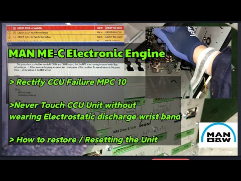Видео: Устранение неисправностей CCU MPC 10 | ME C Man B&W | Браслет для защиты от электростатического р...