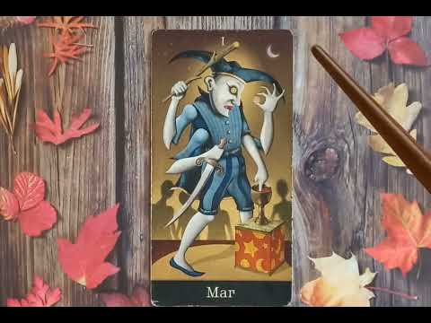 Видео: Для начинающих. Видеоурок по колоде "Таро безумной луны".Старший аркан Маг.
