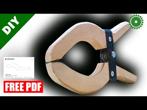 Видео: Изготовление пружинных зажимов - DIY + шаблон