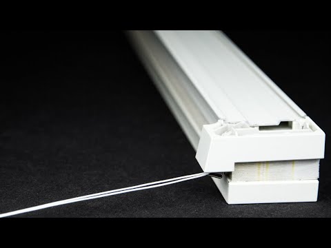 Видео: Как перетянуть сотовую сетку Hunter Douglas