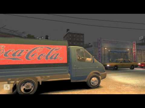 Видео: GTA 4 car mod ГАЗ 3302-14 (ГАЗель бортовая)