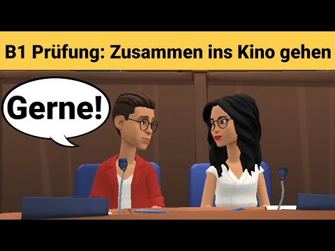 Видео: Устный экзамен по немецкому языку B1 | Планируйте что-нибудь вместе/диалог | разговор Часть 3: Кино