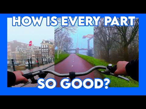 Видео: Голландские сельские велосипедные прогулки с точки зрения австралийца (от Амстердама до Пурмеренда)
