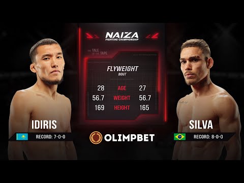 Видео: НАНЁС ПЕРВОЕ ПОРАЖЕНИЕ! NAIZA 52: 🇰🇿 ALIBI IDIRIS  vs ALISSON SILVA 🇧🇷