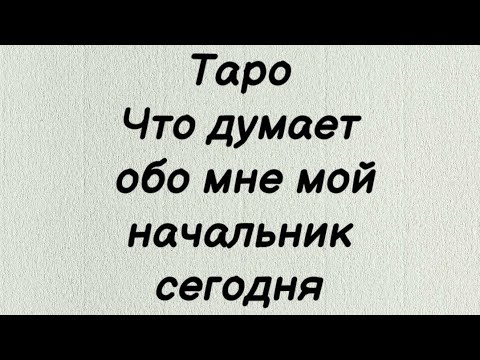 Видео: Мысли начальника обо мне.