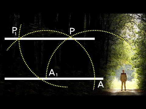 Видео: 4K Как начертить параллельные прямые при помощи циркуля, how to draw parallel lines