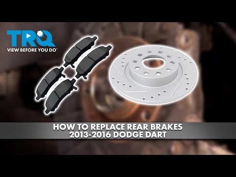 Видео: Как заменить задние тормоза на Dodge Dart 2013-2016
