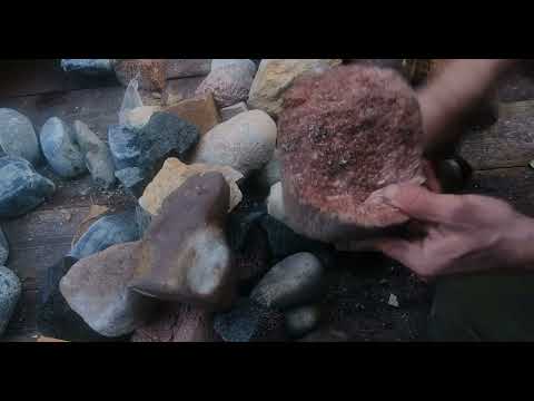 Видео: Каменка с прямым нагревом камней - нефрит, чугун, жадеит, габбро-диабаз, речной камень