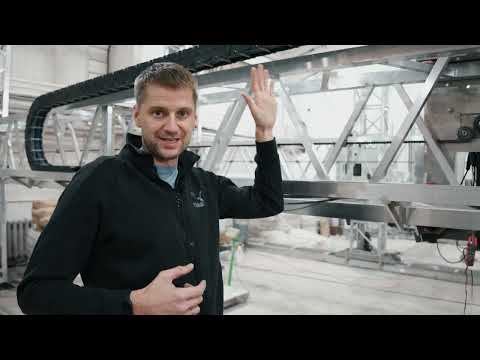 Видео: Презентация нового цехового/строительного 3D принтера