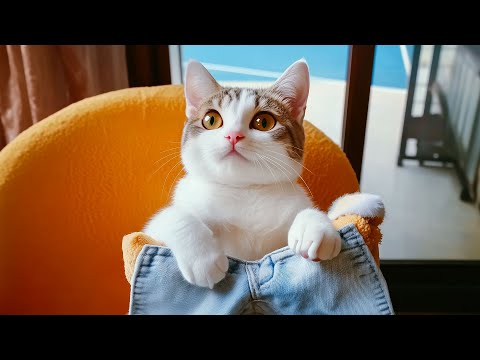 Видео: Расслабляющая музыка для кошек от беспокойства! Помогите кошкам заснуть и расслабиться — умиротво...