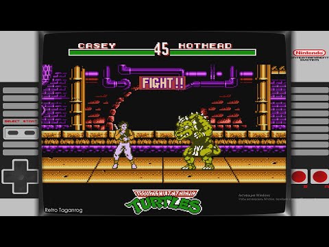 Видео: Турнир Teenage Mutant Ninja Turtles: Tournament Fighters 1993 Игра Денди(NES).
