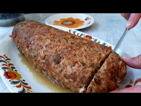 Видео: Потрясающе вкусный куриный рулет