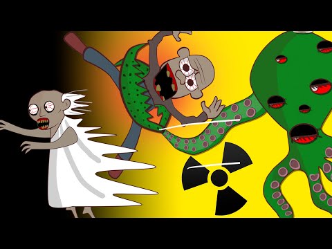 Видео: Гренни vs Мутант Чернобыля | Грениматроник и Аномальная зона