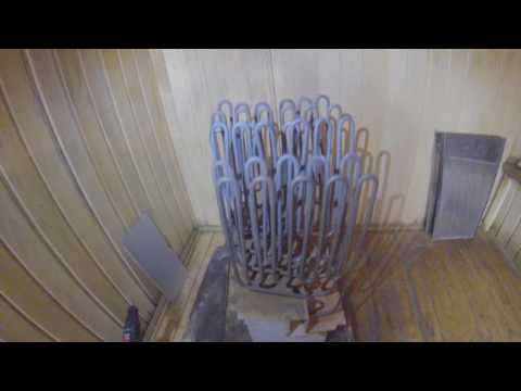 Видео: будни наладчика, электрокаменка HARVIA, Финская сауна