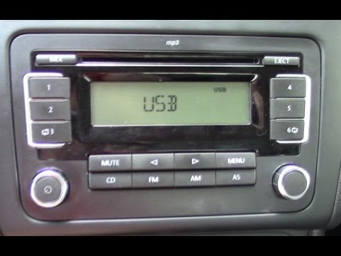 Видео: Volkswagen Polo Sedan Добавляем USB Mp3 в штатную магнитоллу RCD-30