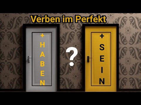 Видео: Perfekt с 'haben' или 'sein'?  | Образуване на мин. време на немски език Perfekt (A2, B1)