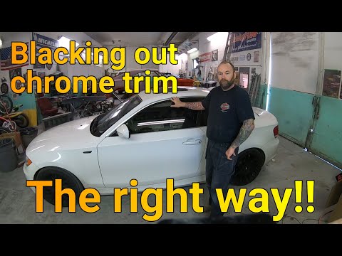 Видео: Как правильно покрасить хромированную или нержавеющую отделку!