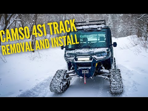 Видео: Как установить гусеницы CAMSO 4S1 UTV на CANAM Defender