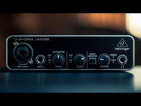 Видео: Это ЛУЧШИЙ бюджетный аудиоинтерфейс? [Обзор Behringer UMC22]