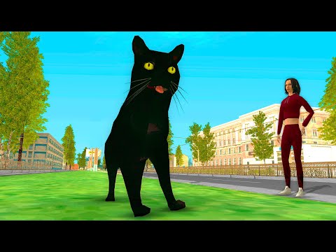 Видео: ИГРАЮ ЗА КОТА в GTA