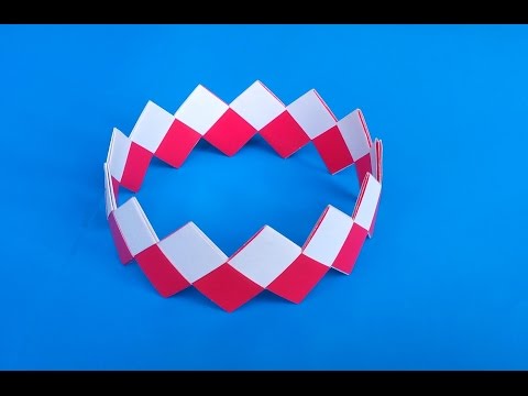 Видео: Как сделать браслет оригами, How to make origami bracelet.