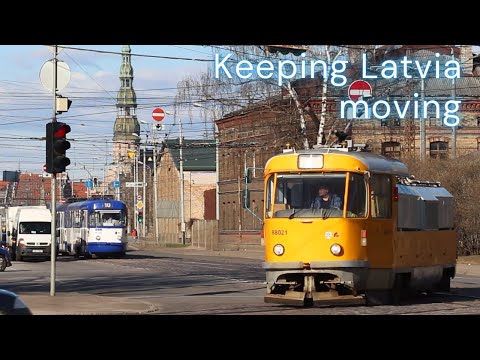 Видео: Таймлапс | Транспортная система Латвии в 2022 году