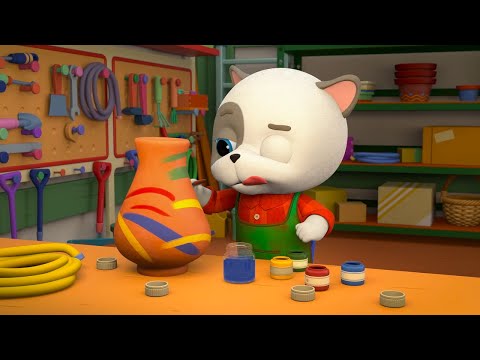 Видео: Ваза  - Кошечки-собачки - мультфильм для малышей